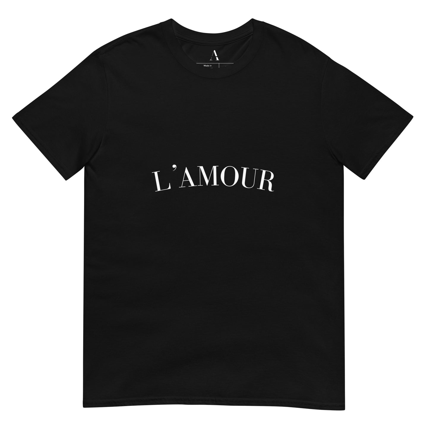 L'AMOUR basic black tee