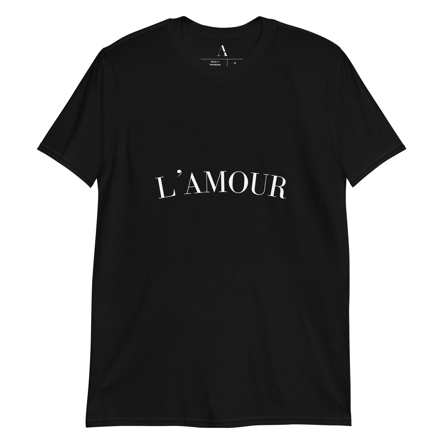 L'AMOUR basic black tee